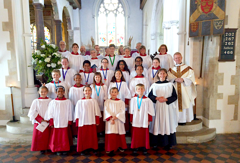 St. Eth's Choir on Trinity Sunday 2019