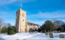 St Etheldreda's in the snow - December 2017